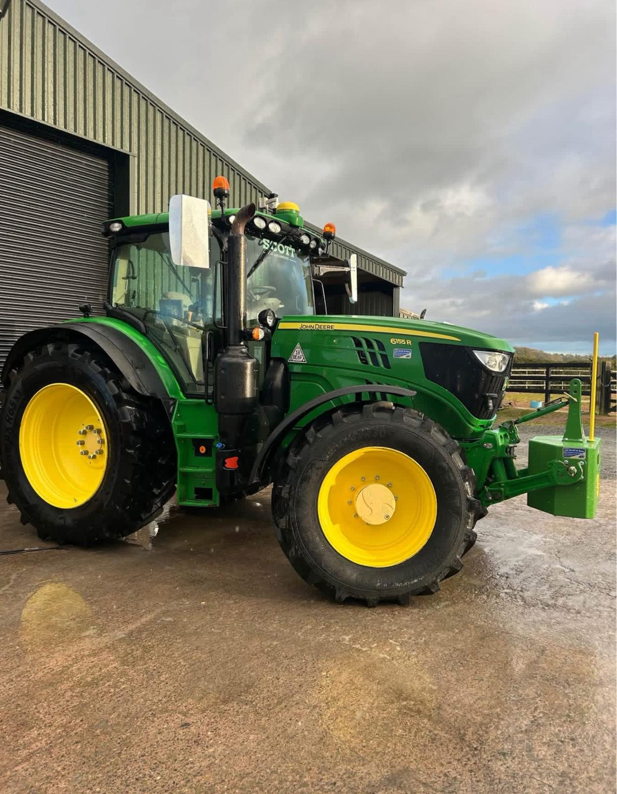 2022 John Deere 6155R Tractor